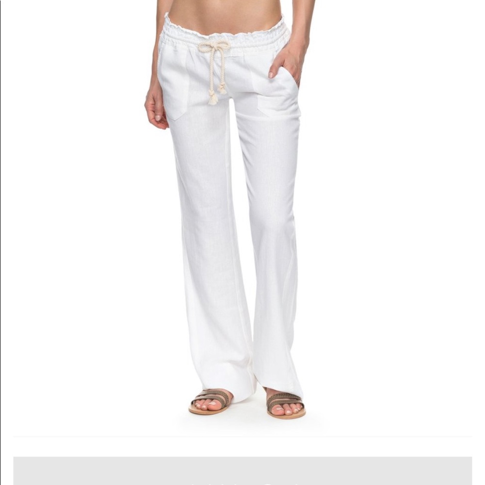 Roxy linen pants